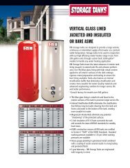 RBI Storage tank brochure - California Boiler