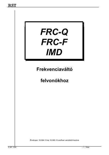 Letöltés - RST Elektronik GmbH