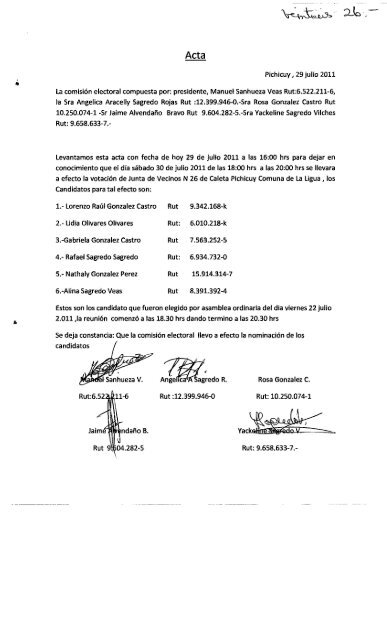 Rol 057-2011 - Tribunal Calificador de Elecciones