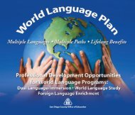 World Language Plan (PDF) - San Diego County Office of Education