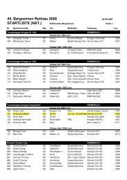 (Startliste f\374r Druck 10.6.2009.xls) - Squadra Corse Quadrifoglio