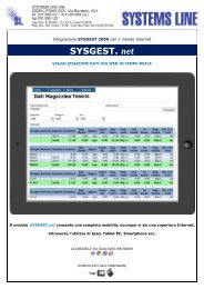 SYSGEST. net - Systems Line srl