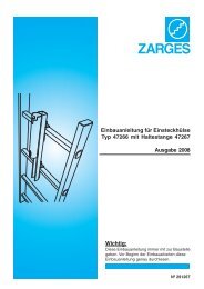 Einbauanleitung fÃƒÂ¼r EinsteckhÃƒÂ¼lse Typ 47266 mit ... - Zarges GmbH