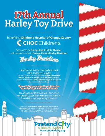 17th Annual Harley Toy Drive - Pretend City Children's Museum