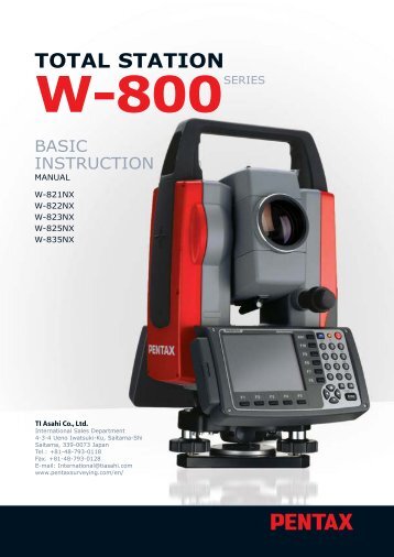 total station w-800 series