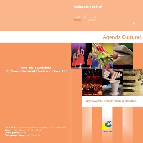 Images Agenda Culturel Creteil actualisé