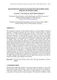 MECHANISM OF CRYSTALLIZATION FOULING DURING ... - IWTC