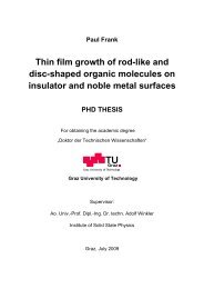 Thin film growth of rod-like and disc-shaped organic molecules on ...