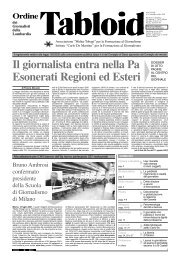 Ottobre 2001 - Ordine dei Giornalisti