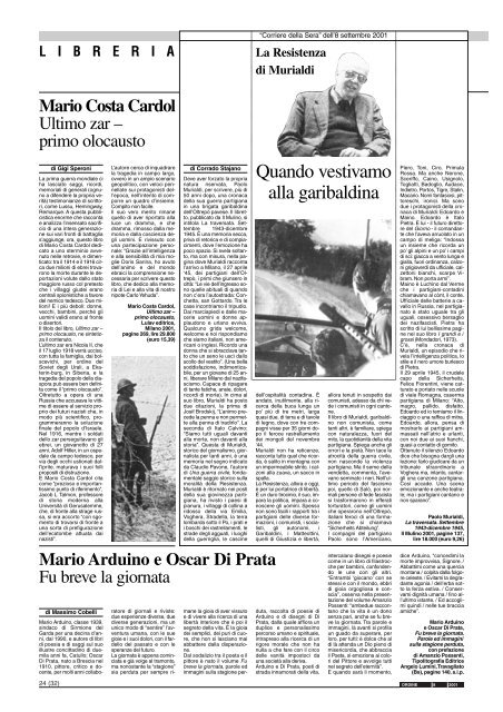 Ottobre 2001 - Ordine dei Giornalisti