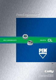 BULLETIN SELF-CLINCHING NUTS - Colly Components