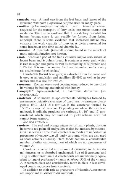 Benders'dictionary of nutrition and food technology