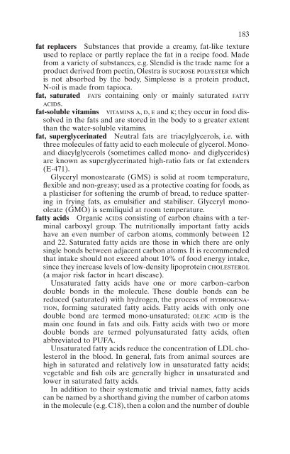 Benders'dictionary of nutrition and food technology