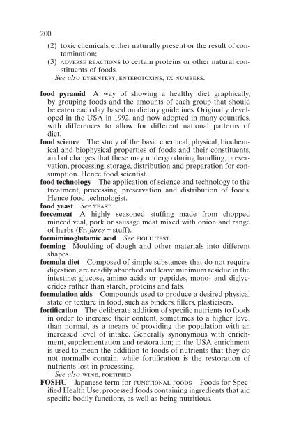 Benders'dictionary of nutrition and food technology