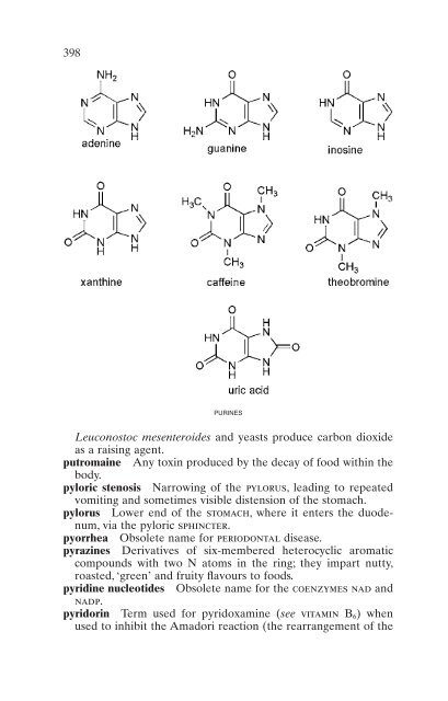 Benders'dictionary of nutrition and food technology