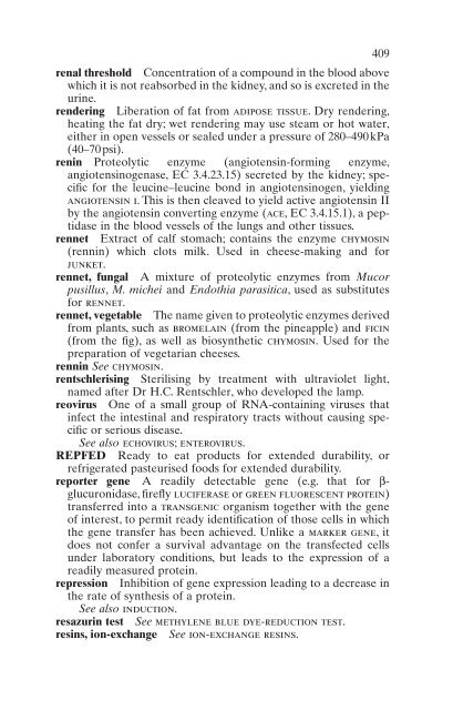 Benders'dictionary of nutrition and food technology