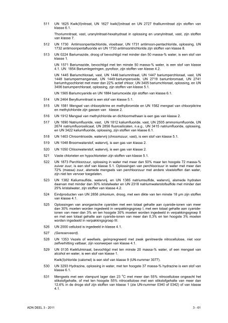 VBG Bijlage 1a ADN - RBV advies