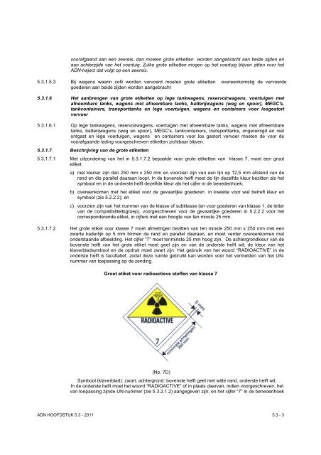 VBG Bijlage 1a ADN - RBV advies