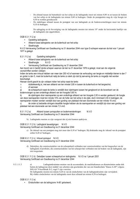 VBG Bijlage 1a ADN - RBV advies