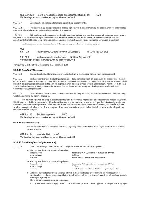 VBG Bijlage 1a ADN - RBV advies