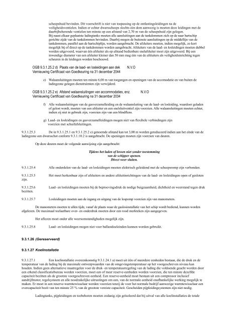 VBG Bijlage 1a ADN - RBV advies