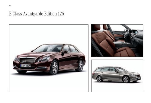 E-Class Saloon and Estate price list