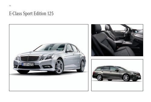 E-Class Saloon and Estate price list