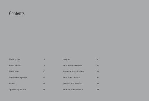 E-Class Saloon and Estate price list