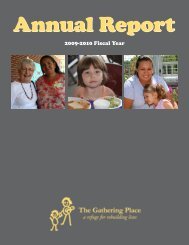 2009-2010 Fiscal Year - The Gathering Place