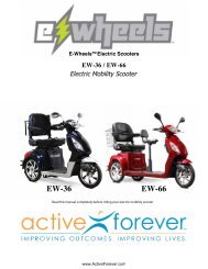 eWheels ew66 Product Manual - ActiveForever