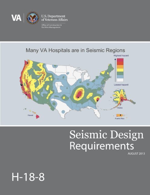 Seismic Design Requirements, H-18-8 - Office of Construction and ...