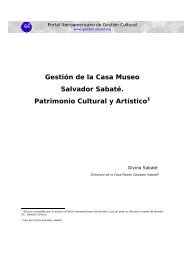Gestión de la Casa Museo Salvador Sabaté - Portal Iberoamericano ...