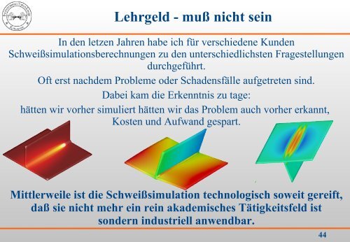 Berechnung von Schweißeigenspannungen und Verzug ... - Tl-ing.de