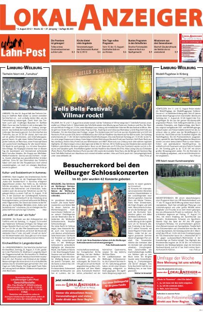 Kw 32 08 08 2012 Der Lokalanzeiger