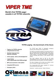 Oelmann Tetra Pager PI 260 - Sigma Wireless