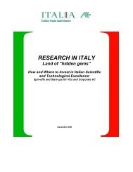 RESEARCH IN ITALY - Ice