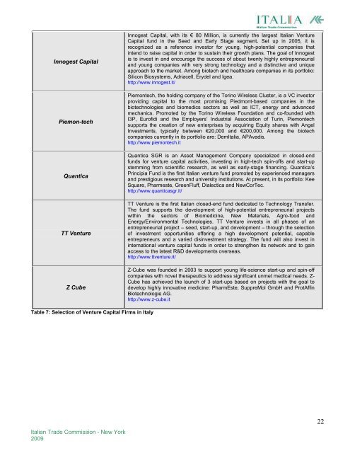 RESEARCH IN ITALY - Ice