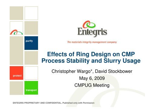 Effects of Ring Design on CMP Process Stability and Slurry Usage