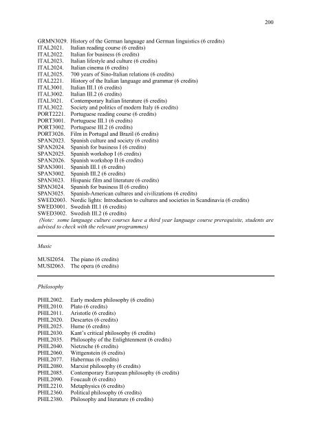 (BA) (4-year-programme) - The University of Hong Kong