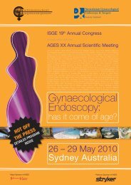 Gynaecological Endoscopy: - AGES