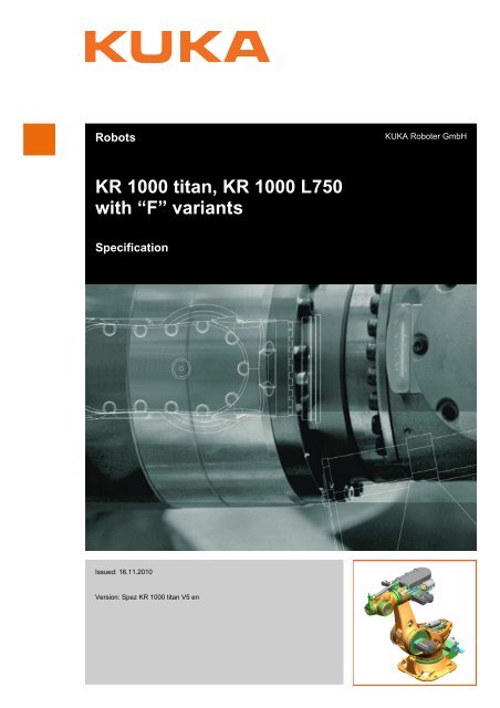Kr 1000 Titan Kr 1000 L750 With F Kuka Robotics