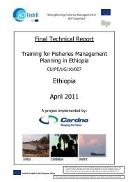 Final Technical Report - ACP Fish II