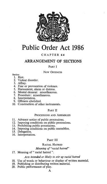 public-order-act-1986-legislation-gov-uk