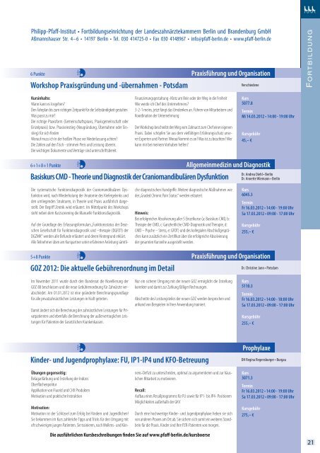 II. Quartal 2012 - Zahnärztekammer Berlin