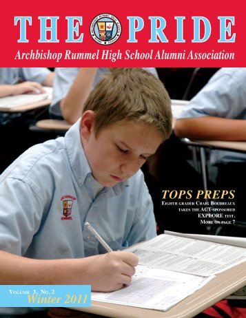 Archbishop Rummel High School Alumni Association VOLUME 3 ...