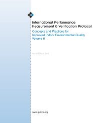 International Performance Measurement & Verification Protocol ...