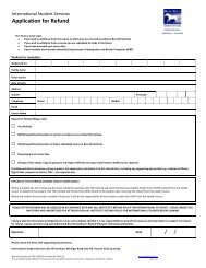 Application for Refund Form - Box Hill Institute of TAFE