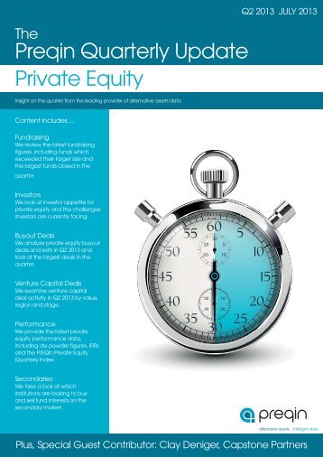Preqin Quarterly Update: Private Equity, Q2 2013