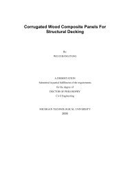 Corrugated Wood Composite Panels For Structural Decking