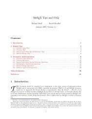 BibTeX Tips and FAQ - Parent Directory